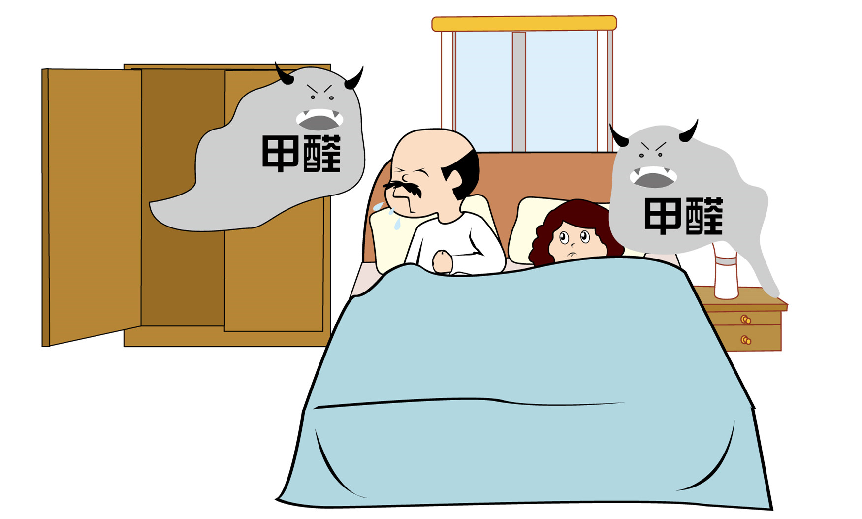 新買的衣柜甲醛含量較高，除甲醛公司建議不要急于放衣物