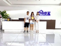 熱烈祝賀高總夫婦簽約創(chuàng)綠家河北省張家口市區(qū)級(jí)代理！