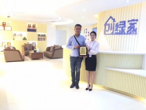熱烈祝賀趙總簽約創(chuàng)綠家成都市區(qū)級代理！