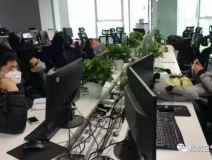 成都一公司邊裝修邊辦公，裝修味道嗆人 員工戴防毒面具辦公