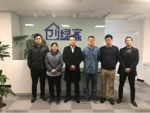 中室協(xié)凈化委秘書長楊軍、執(zhí)行主任尚婕蒞臨創(chuàng)綠家指導工作！
