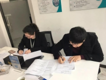 熱烈祝賀劉總、褚總簽約創(chuàng)綠家浙江省臺(tái)州市縣級(jí)代理！