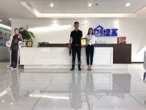 熱烈祝賀陳總簽約創(chuàng)綠家江蘇省南京市溧水縣區(qū)級代理！